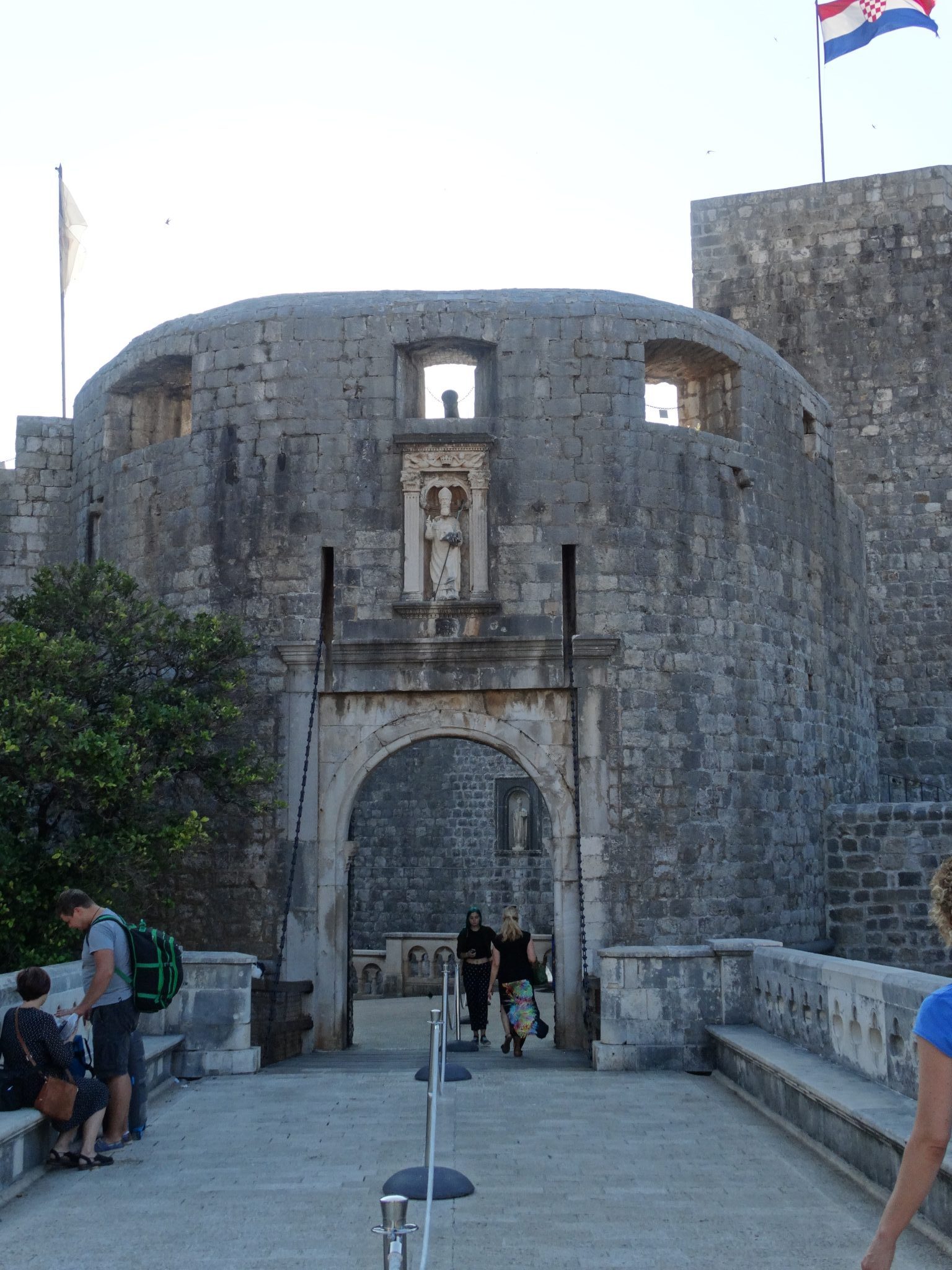 Entradas a la ciudad amurallada de Dubrovnik, Centro Dubrovnik peatonal